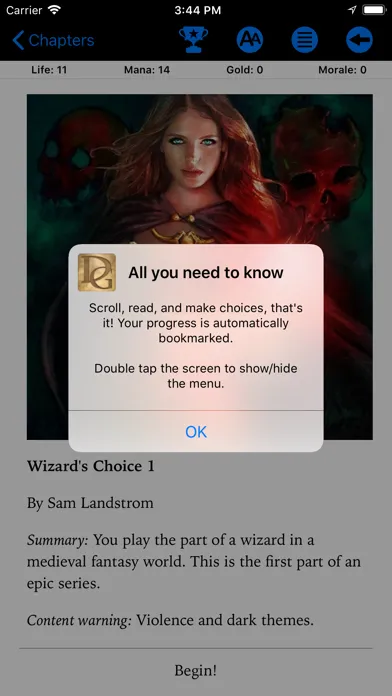Wizard's Choice سکرین شاٹس