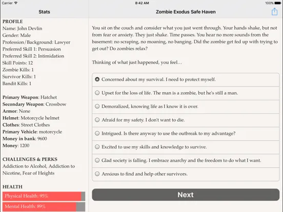 Tangkapan skrin Zombie Exodus: Safe Haven iPad 
