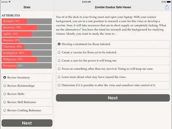 Tangkapan skrin Zombie Exodus: Safe Haven iPad 