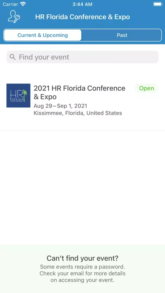 Captures d'écran de HR Florida Conference & Expo