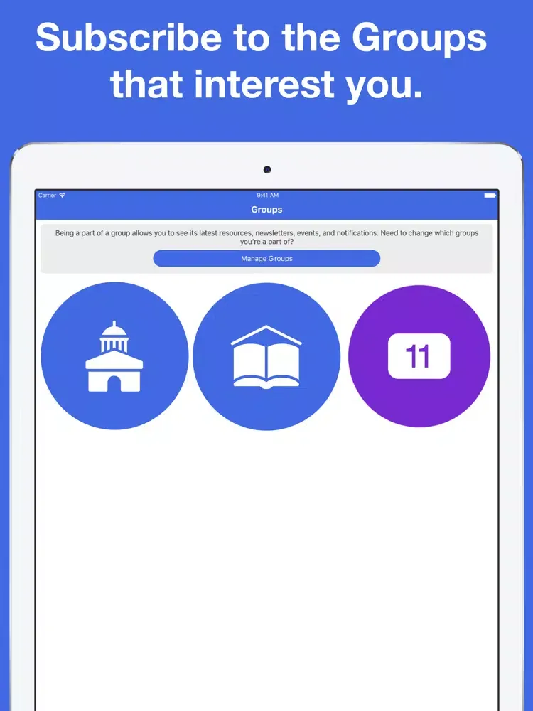 Tangkapan layar Holy Spirit Catholic School iPad 