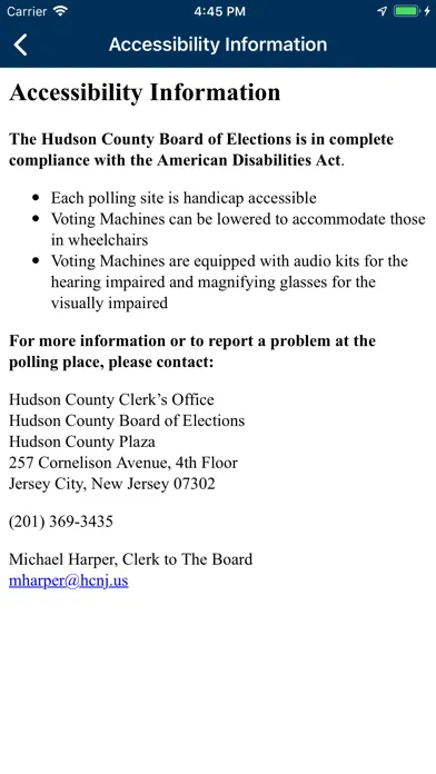 Hudson County Votes Ekran Görüntüleri