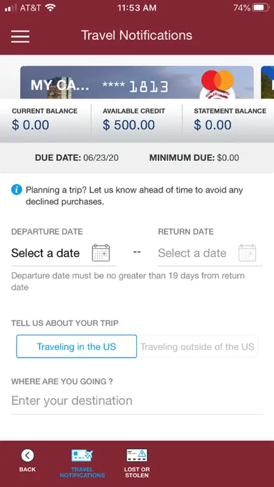 Harvard FCU Cards 스크린샷