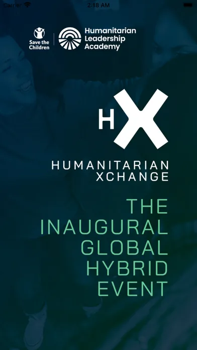 ภาพหน้าจอของ Humanitarian Xchange