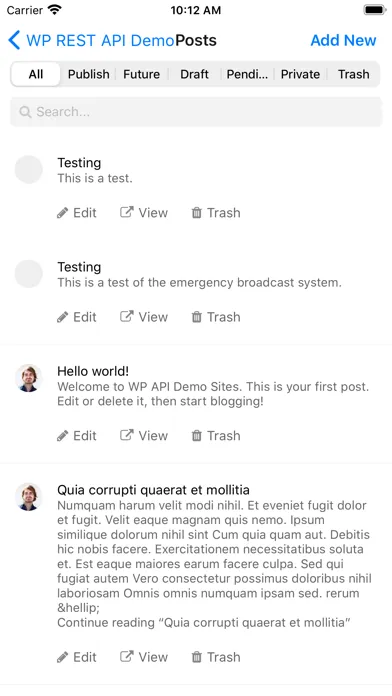 Vienna: Editor for WordPress 스크린샷