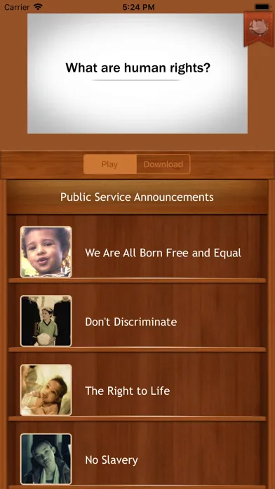 Capturas de pantalla de Human Rights Education