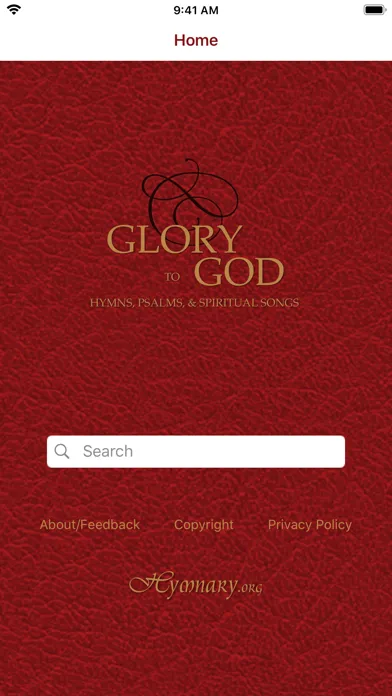 Tangkapan layar Glory to God Ecumenical Hymnal