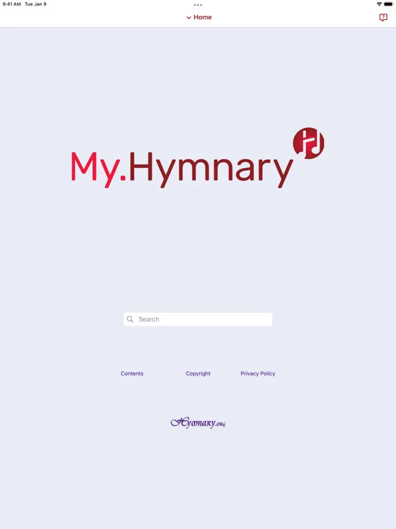 My.Hymnary iPad 应用截图