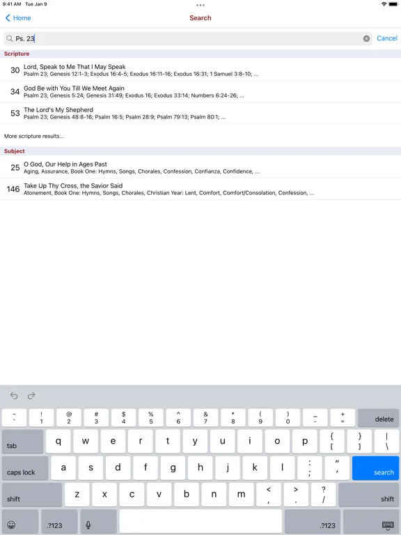 My.Hymnary iPad 应用截图