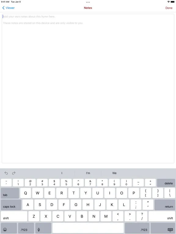 My.Hymnary iPad 应用截图