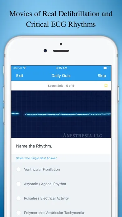 ภาพหน้าจอของ ACLS Exam Review - Test Prep for Mastery