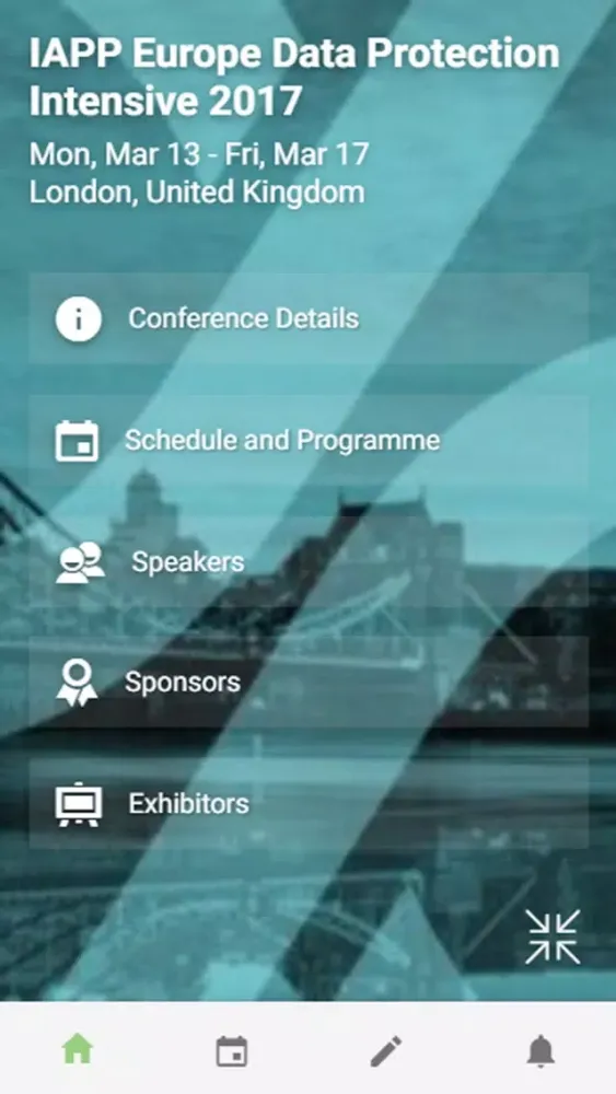 Ảnh chụp màn hình của IAPP Events