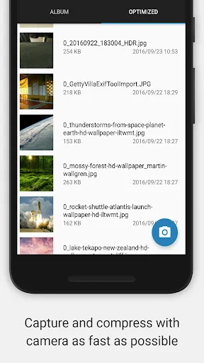 Photoczip - compress resize Screenshots