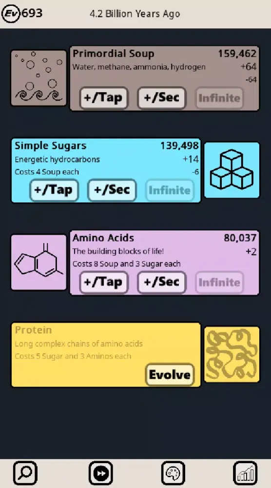 Life Incremental Evolution Clicker Screenshots