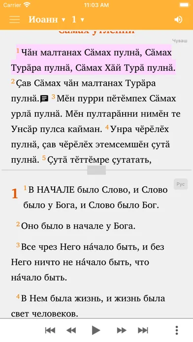 Screenshot di Ҫӗнӗ Халал (NT in Chuvash)