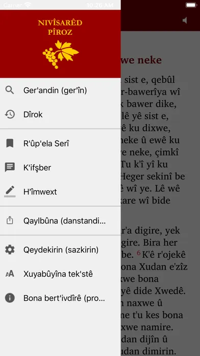 Captures d'écran de Nivîsarêd Pîroz