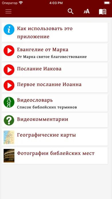 New Testament books in RSL应用截图