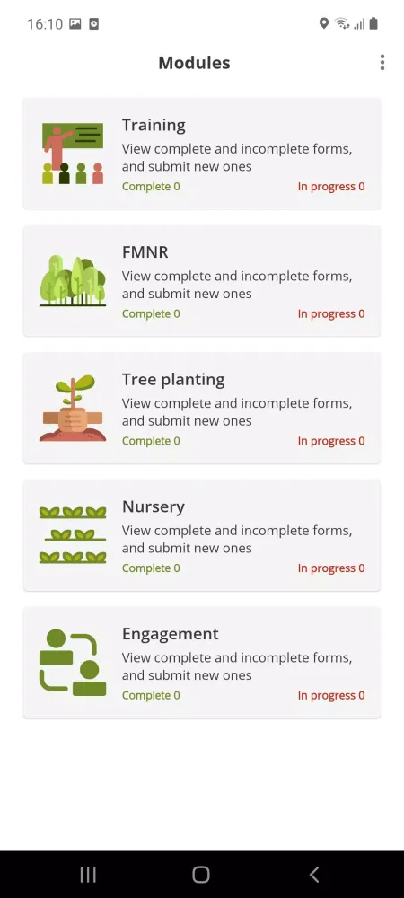 Regreening App স্ক্রিনশট