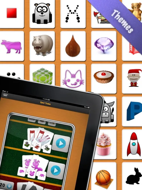 Captures d'écran de Memory Matches 2 iPad 