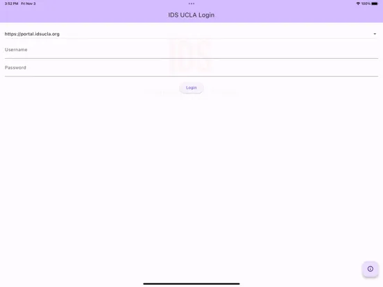 IDS UCLA (authorized) iPad  Screenshots