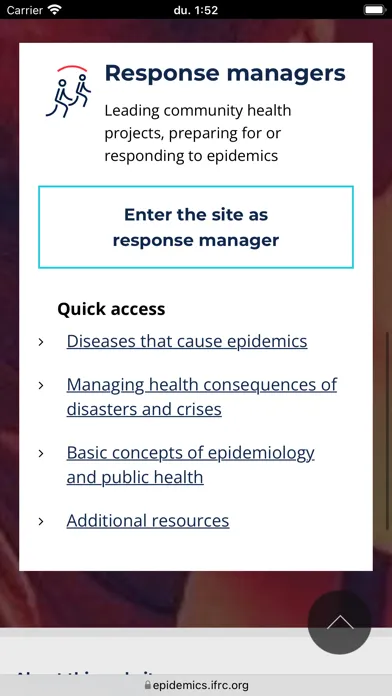 Capturas de tela do Epidemic Control Toolkit
