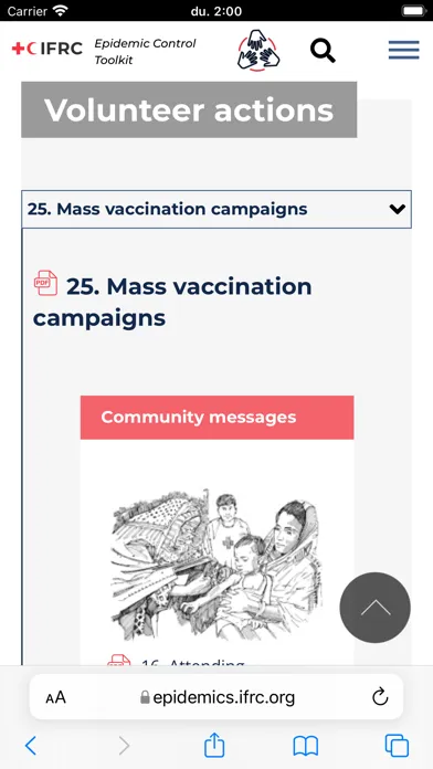 Capturas de tela do Epidemic Control Toolkit