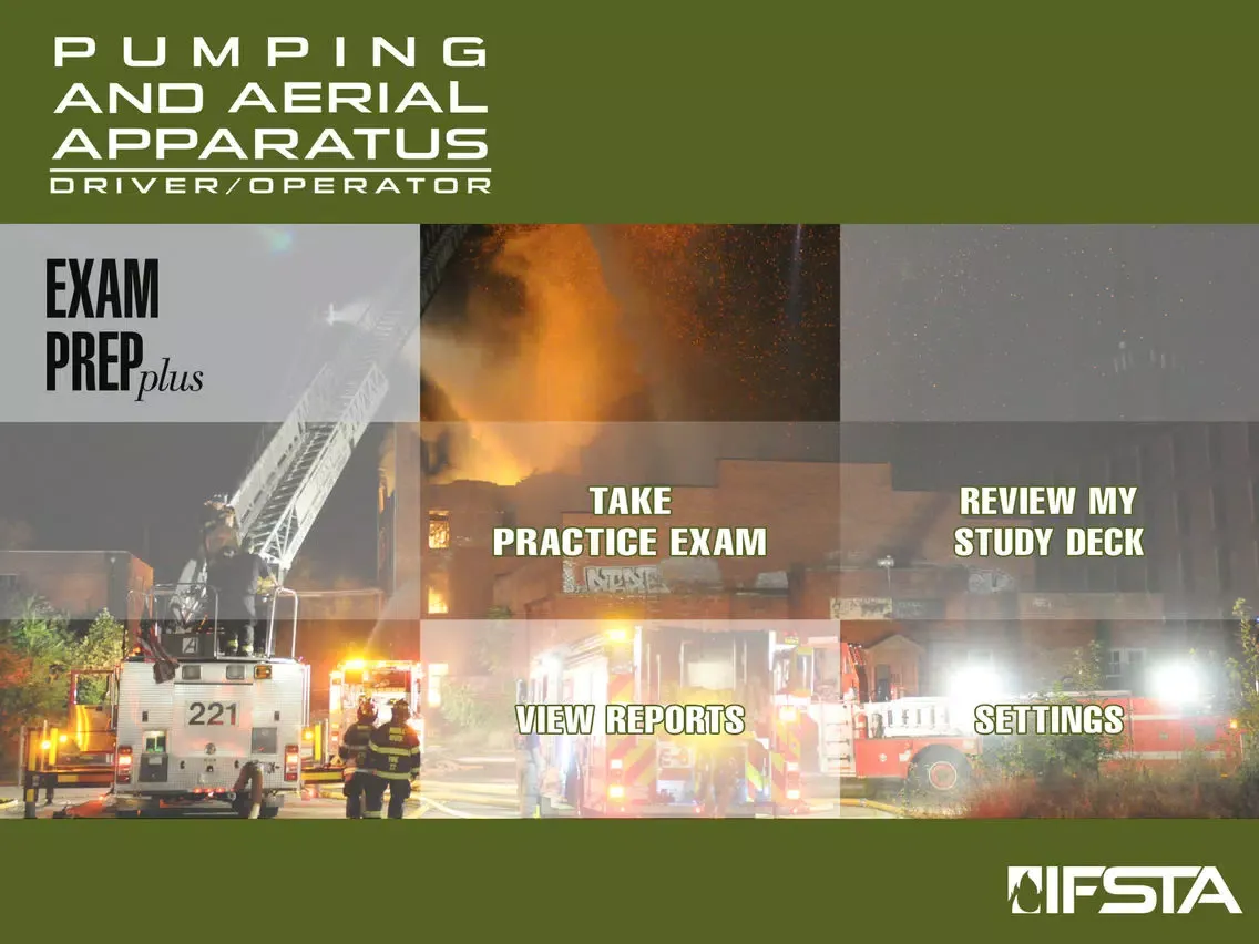 تصاویر Pumping and Aerial Apparatus Driver Operator 3rd Edition Exam Prep Plus iPad 