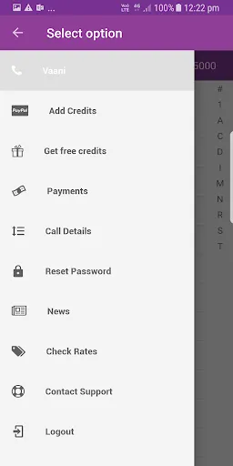 Tangkapan layar Vaani: Calling & Mobile Topup