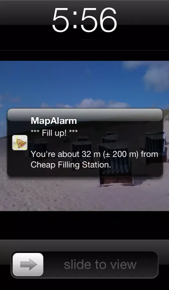 Captures d'écran de MapAlarm - Store My Places, OpenStreetMaps, Send My Position, GPS Reminders