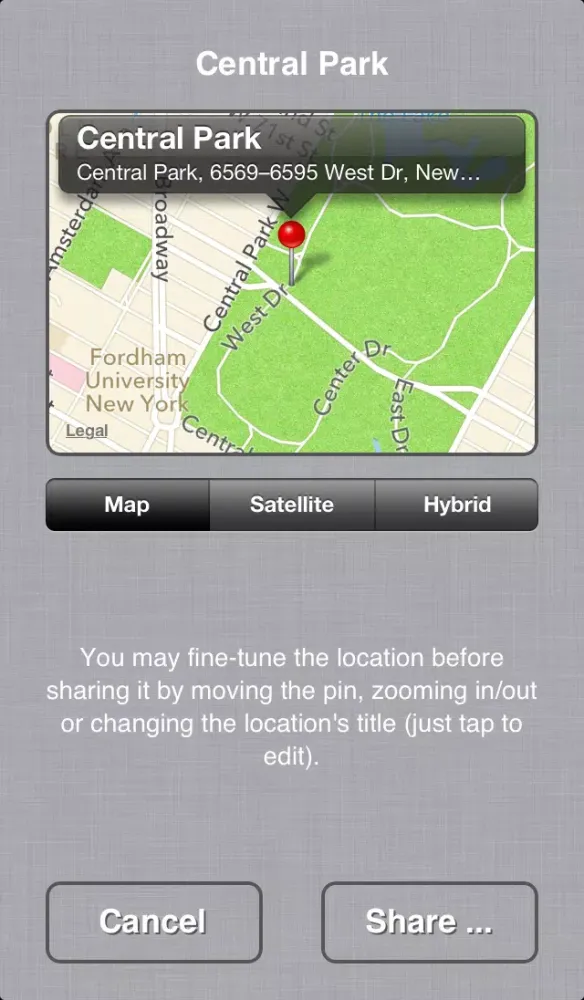 Captures d'écran de MapAlarm - Store My Places, OpenStreetMaps, Send My Position, GPS Reminders