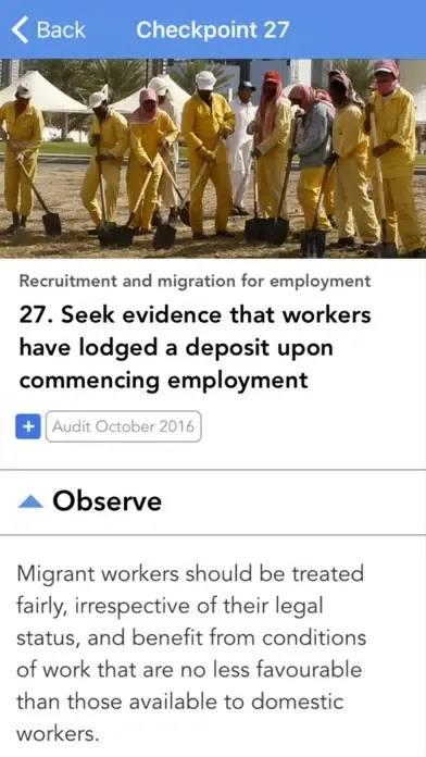 Eliminating and Preventing Forced Labour: Checkpoints應用截圖