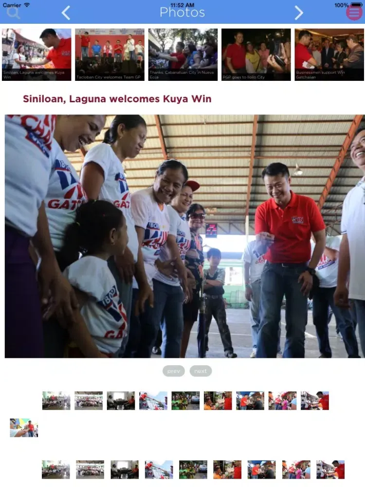 Zrzuty ekranu Win Gatchalian App iPad 