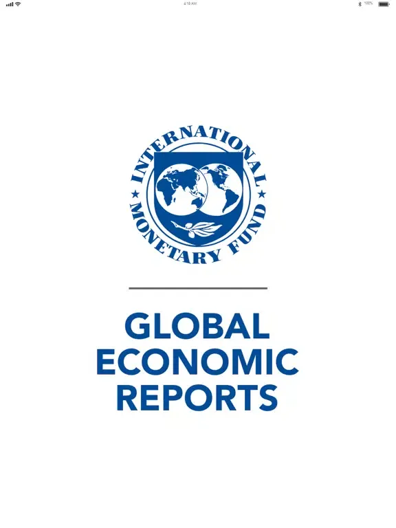 Captures d'écran de IMF Global Economic Reports iPad 