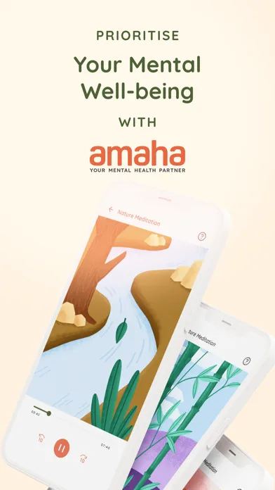 Captures d'écran de Amaha: Mental Health Self-Care