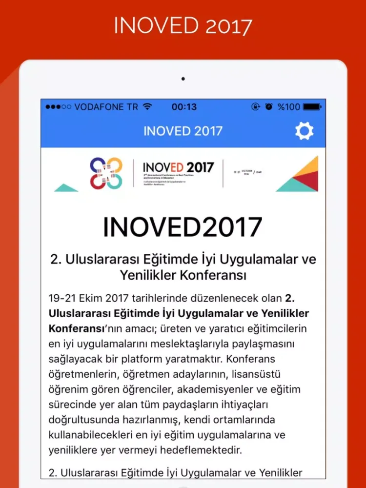 INOVED iPad  Ekran Görüntüleri