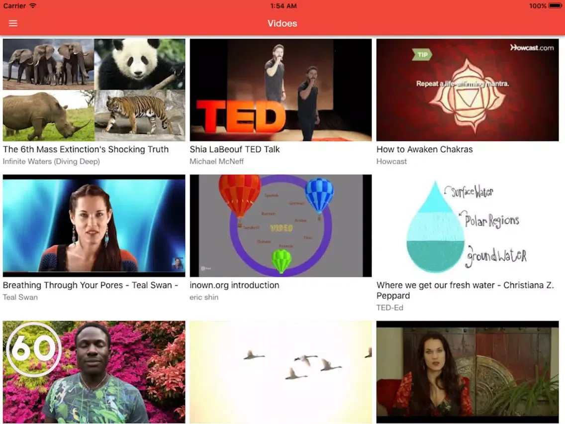 Capturas de tela do EngTube :English with YouTube iPad 