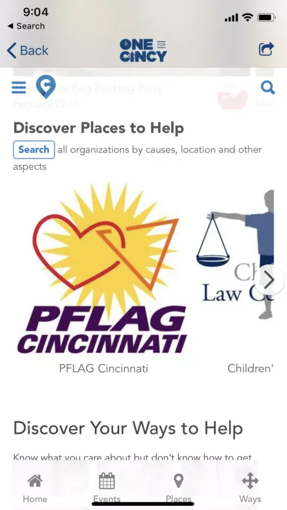 Tangkapan layar Give One For Cincy
