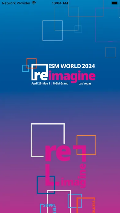 ISM Event App Screenshots