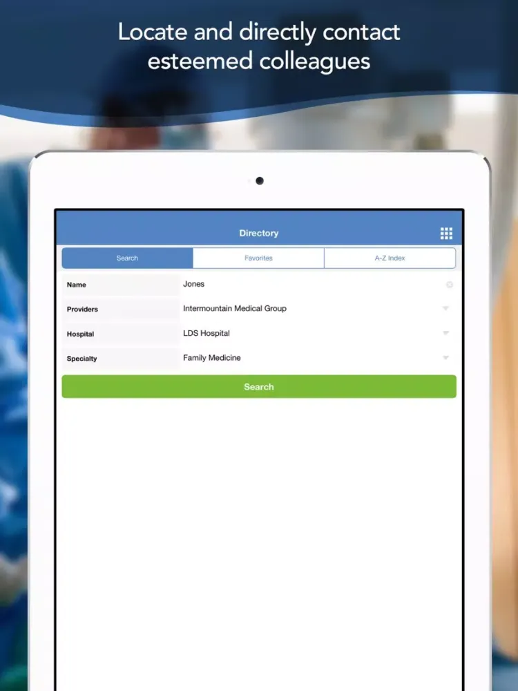 Скриншоты Intermountain Physician iPad 