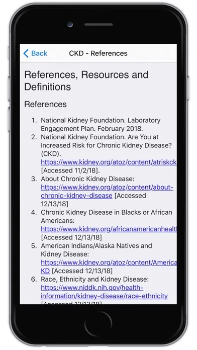 Captures d'écran de CKD - Screening