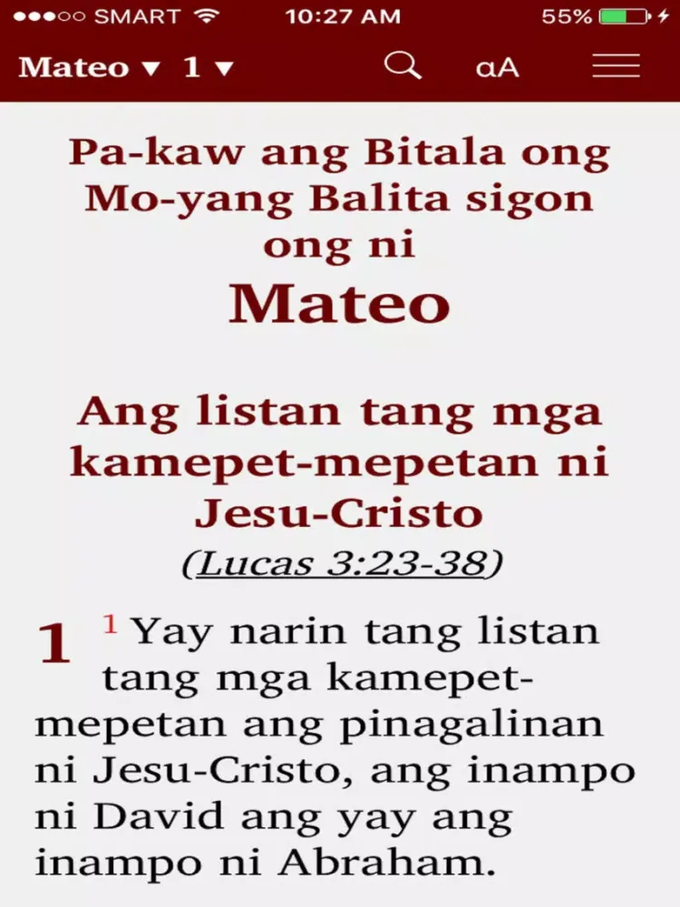 Agutaynen Bible iPad  스크린샷