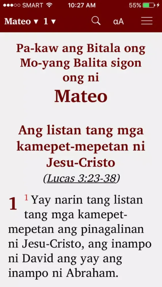 Agutaynen Bible 스크린샷