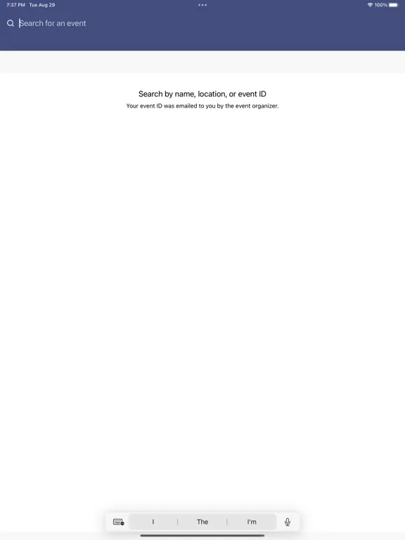 Capturas de tela do IREM Meetings and Conferences iPad 
