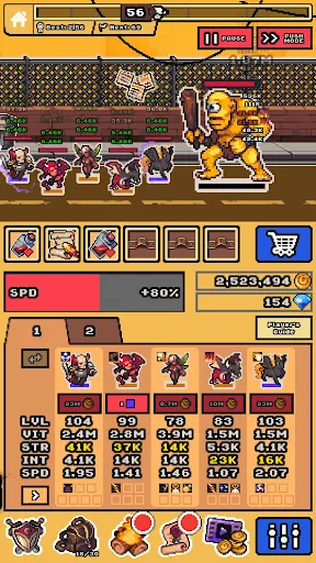 Idle Monster Frontier - team r سکرین شاٹس