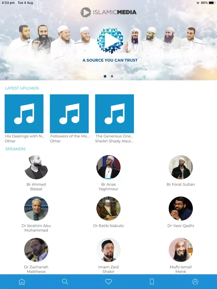 Islamic Media Entertainment iPad  Screenshots