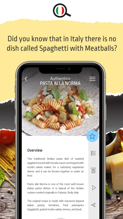 Zrzuty ekranu Authentico I love Italian food