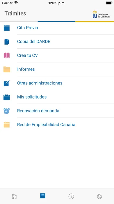 Capturas de tela do App Movil SCE