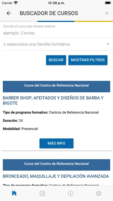 Capturas de tela do App Movil SCE