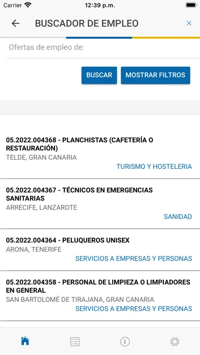 Capturas de tela do App Movil SCE