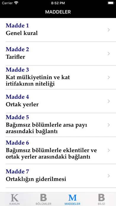 KAT MULKiYETi KANUNU Ekran Görüntüleri